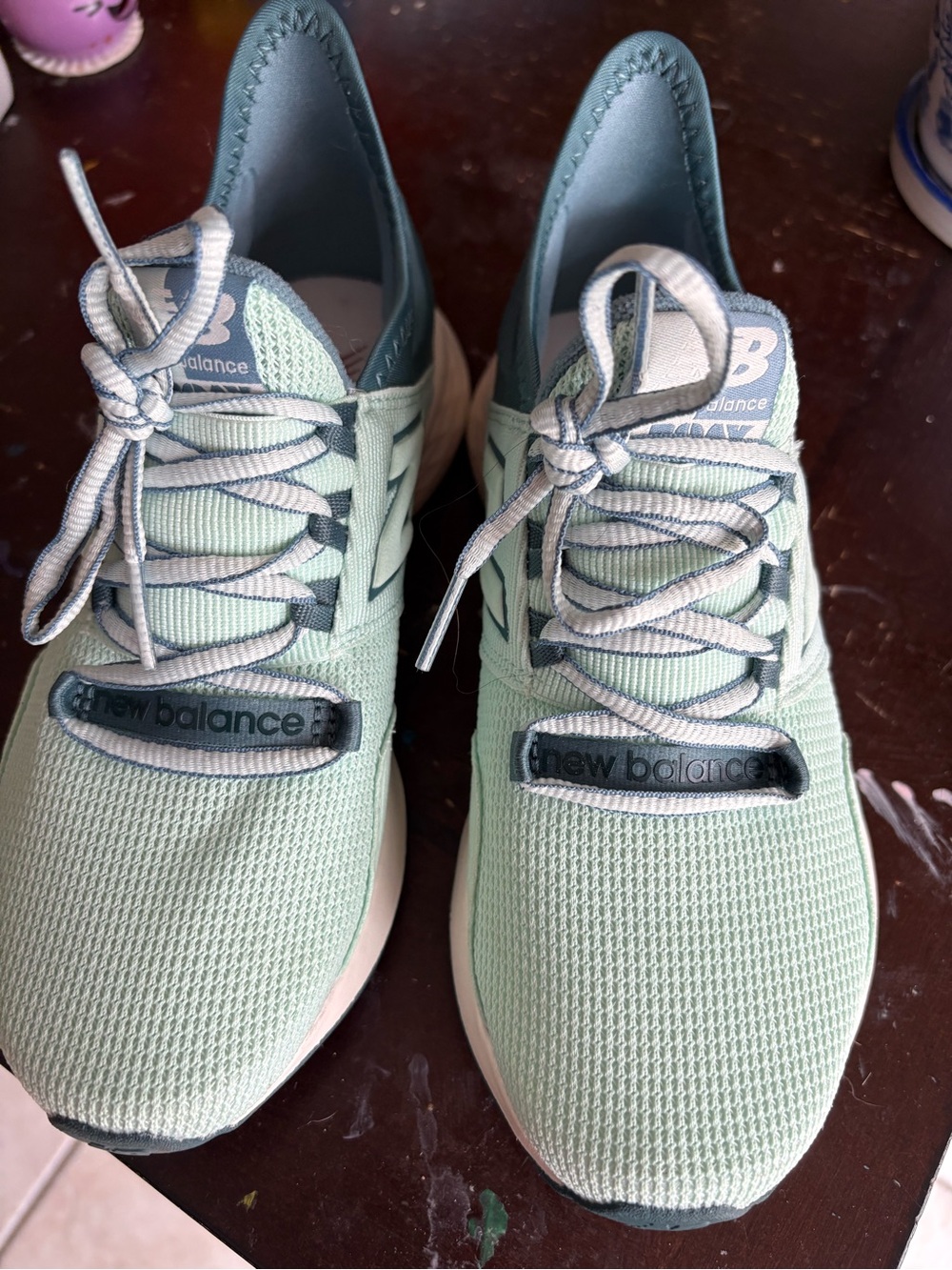New Balance Mint Green Athletic Running Sneakers